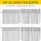 NICETOWN Side Door Window Curtains - Image 2