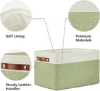 DULLEMELO Fabric Storage Bins for Laundry, Foldable Storage Baskets for Shelves - Image 3