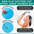 ENKOSI Extra Large Square Non Slip Shower Mat - Image 2