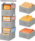Pipishell Hanging Closet Organizer 6-Shelf, Hanging Shelves by Pipishell