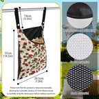 Rose Clothespin Bag Fashion Hanging Storage Organizer Clothes Pin Bag - Image 6
