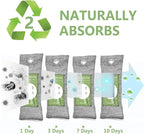 6 Pack Bamboo Charcoal Air Purifying Bag, Activated Charcoal Bags Odor Absorber - Image 5