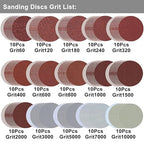 3 Inch Sanding Disc Drill Polishing Kit Sanding Attachment, Backing Pads - Image 6