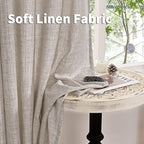 YoungsTex Rod Pocket Linen Curtains - Image 8