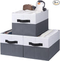 WUIKE Storage Baskets for Shelves, Fabric Closet Storage Bins by WUIKE