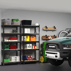 PrimeZone Storage Shelves 4 Pack 5 Tier Adjustable Garage Storage Shelving - Image 2