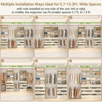 Aheaplus Closet System, 6-15Ft Closet Organizer - Image 4