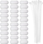 Sumind 30 Pack Nylon Lint Trap Washing Machine Lint Fabric Mesh Snare Washer by Sumind