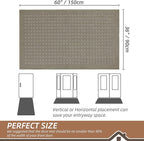 BEQHAUSE Waffle Door Mats Indoor 36"x60", Dog Mat - Image 2