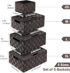 Storage Bins Baskets for Organizing - Image 2