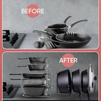 Heavy-Duty Pots and Pans Organizer | 5-Tier Cookware & Lid Storage Rack | - Image 6