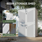 Aoxun 64 Cu.Ft Outdoor Storage Shed - Image 2