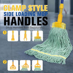 Matthew Cleaning Commercial Mop Head Replacement, 5 Inch Wide Headband - Image 4