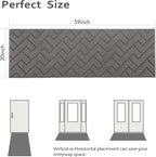 hicorfe Indoor Doormat, Front Back Door Mat Rubber Backing Non Slip Door Mats - Image 2