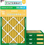 Filterbuy 20x36x2 Air Filter MERV 11 Allergen Defense Replacement, by Filterbuy