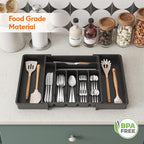 Lifewit Silverware Drawer Organizer, Expandable Utensil Organizer - Image 7