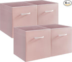 StorageWorks Pink Storage Cubes, 13x13 Storage Cube Bins by StorageWorks