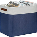 DULLEMELO Large Storage Basket 17"x12"x15", Fabric Organizer Bin - Image 2