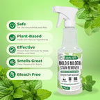 Mighty Mint Mold & Mildew Stain Remover Spray, Rapid Clean - Image 6