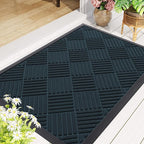 Smiry Front Door Mat Outside Entrance, Heavy Duty Outdoor Indoor Mat, Natural - Image 8