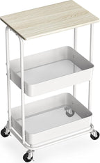 Simple Houseware 2-Tier Rolling Utility Cart by SimpleHouseware
