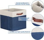 Temary Fabric Storage Bins for Cube Organizer 4 Pack Cube Storage Bins 13 - Image 3