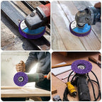 20 Pcs 4" x 5/8" Strip Discs Bulk, Paint Stripping and Rust Removal Wheels - Image 7