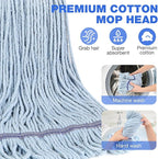 String Mop Heavy Duty for Floor Cleaning- Industrial Commercial Wet Mop - Image 3
