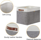 DULLEMELO Storage Baskets Large 16"x12"x12" Rectangular Storage Bins Baskets - Image 4