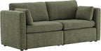 CHITA Small Modular Sectional Fabric Sofa Set, Extra Comfty Loveseat Cloud Couch - Image 3