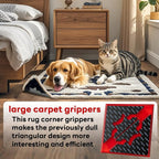 Rug Non Slip Grippers, Reusable Keep Rug Corner Down Tape Pads - Image 5