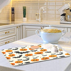 Halloween Black Bat Dish Drying Mat - Image 7