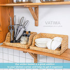 VATIMA Water Hyacinth Storage Baskets - Image 6
