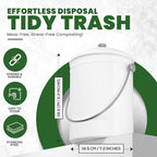 Utopia Kitchen Compost Bin for Kitchen Countertop, 1.3 Gallon Compost Bucket - Image 3
