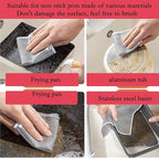 10PCS Double Wet and Dry Wire Dishcloth, Stainless Steel Scrubber, Non-Scratch - Image 5
