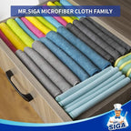 MR.SIGA Microfiber Cleaning Cloth, Size:12.6" x 12.6" - Image 3