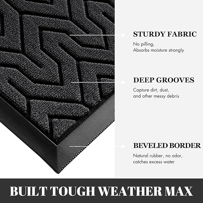 Yimobra 72x24 Indoor Outdoor Runner Rug, Heavy-Duty Waterproof Entrance Mat - Image 4