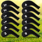 Golf 12pcs Thick Synthetic Golf Iron Head Covers Set Headcover Fit All Brands - Image 7