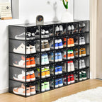 12 Pack Stackable Shoe Storage Organizer - Image 7