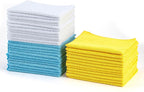 Amazon Basics Microfiber Cleaning Cloths, Non-Abrasive, Reusable and Washable by AmazonBasics