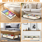 Under Bed Storage with Wheels, XXL 65L Under the bed storage Organizer Bins - Image 7