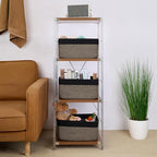 Large Storage Baskets for Organizing, Closet Shelf Baskets for Clothes Blanket - Image 4
