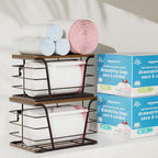 Extra Large 2 Pack Stackable Storage Pantry Organizers and Storage, Wall Mount - Image 7