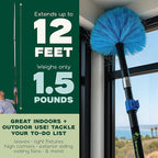 EVERSPROUT Twist-On Cobweb Duster | Indoor & Outdoor use Brush Attachment | - Image 7