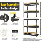 PrimeZone Storage Shelves 3 Pack 5 Tier Adjustable Garage Storage Shelving - Image 4