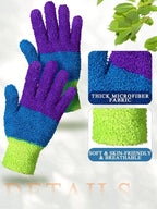 Patelai 3 Pairs Microfiber Plant Dusting Gloves Leaf Cleaning Gloves - Image 5