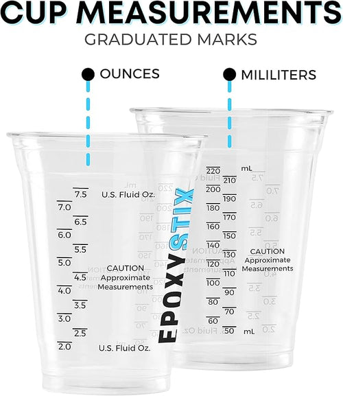 10oz Disposable Graduated Measuring Cups - Image 2