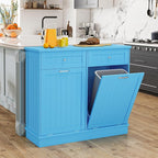 Betterhood Tilt Out Trash Cabinet 10 Gallon Wooden Free Standing Laundry Sorter by Betterhood