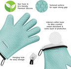 KITCHEN PERFECTION S Silicone Smoker Oven Gloves -Extreme Heat Resistant BBQ - Image 2