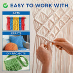 TECEUM Cotton Rope 3/16” – 100 FT – Strong All-Purpose Braided Rope – Natural - Image 3